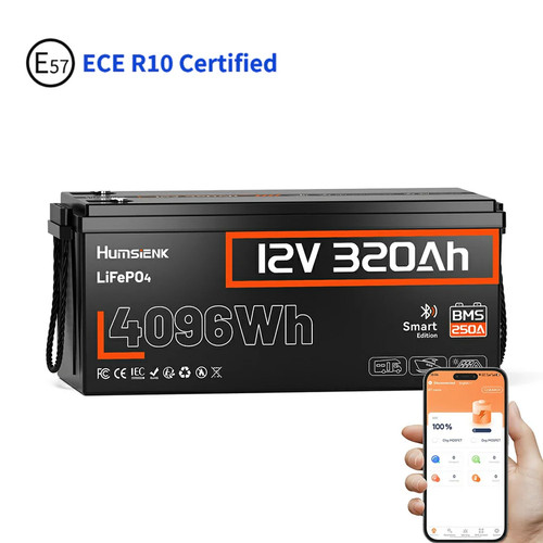 Lifepo4 300ah 12v bluetooth - 300ah,