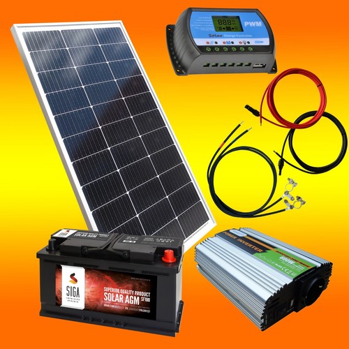100 watt 12v - inselanlage, basis