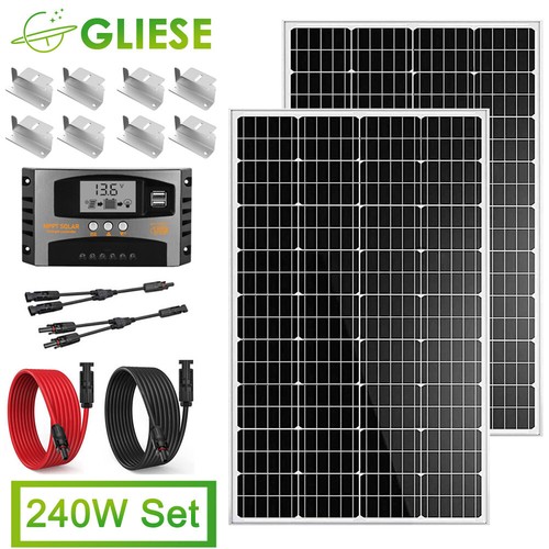 240w wohnmobil set - wohnmobil, solaranlage