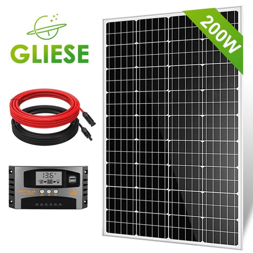 200w solarmodul set - 200w,