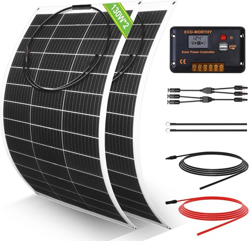 130w 260w flexibel solarpanel - 260w,