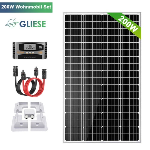 200w wohnmobil set solaranlage - wohnmobil,
