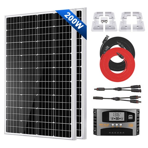 200w mono solarmodul kit 12v - mono,