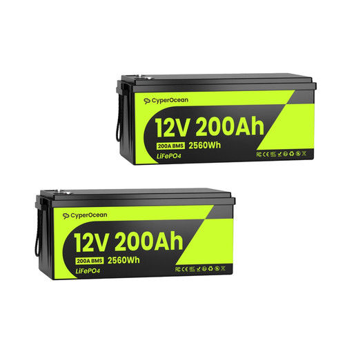 2pcs 12v 200ah - 2pcs, lifepo4