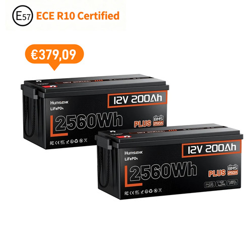 2pcs 12v 200ah lifepo4 - 2pcs,