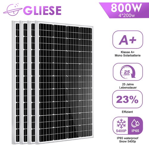 800w 12v solarmodul - 800w,