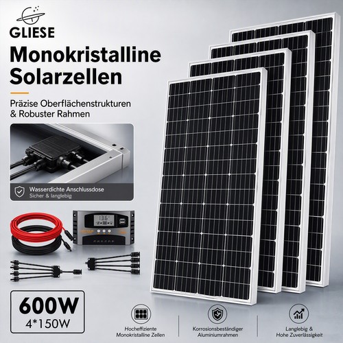 Solarmodul set 600w solarpanel - 600w,
