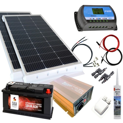 Wohnmobil solaranlage set 200 - wohnmobil,